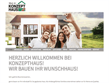 Tablet Screenshot of konzepthaus.com